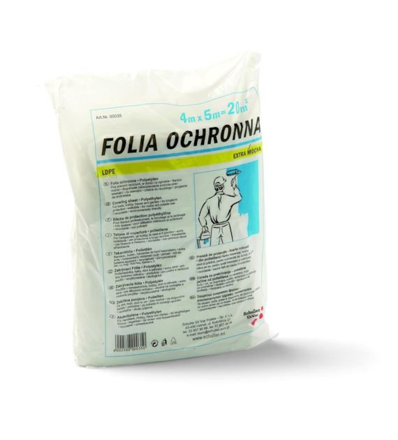 FOLIA MALARSKA 4X5m POPULAR 0,09kg