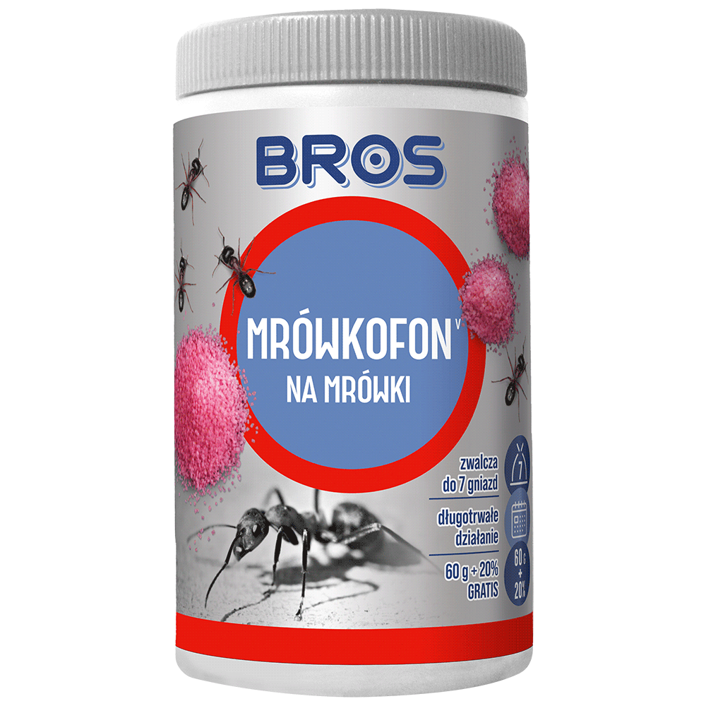 BROS Mrówkofon środek na mrówki 60g /36/