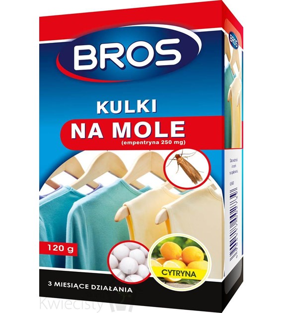 BROS Kulki na mole cytrynowe 120g /16/