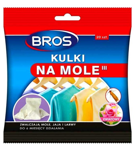 BROS Kulki na mole kwiatowe 120g /14/