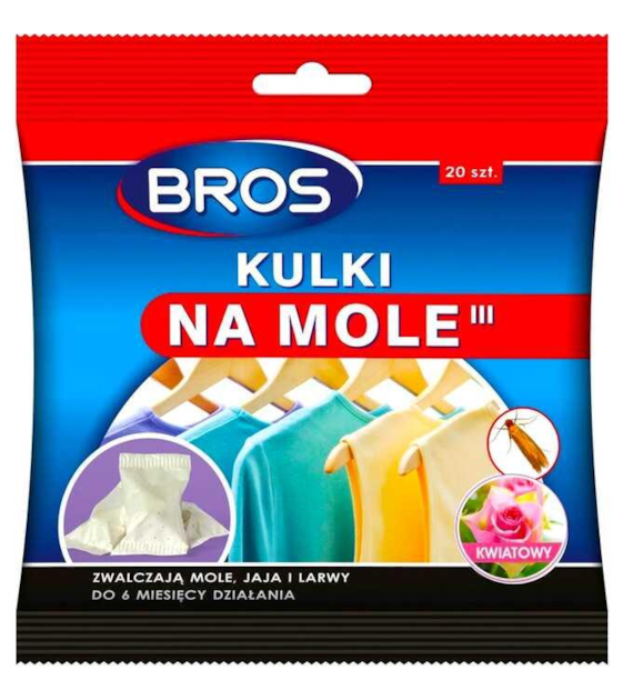 BROS Kulki na mole kwiatowe 120g /14/