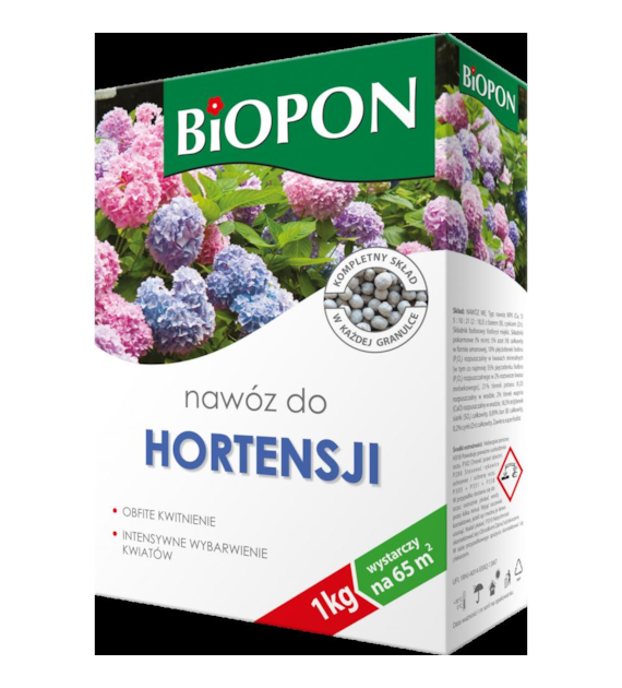 BIOPON Nawóz do hortensji granulat 1kg /12/