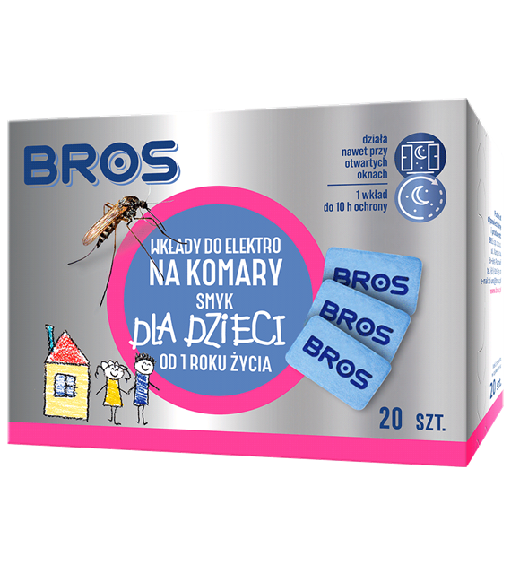 BROS Wkłady do elektro dla dzieci 20szt. /12/