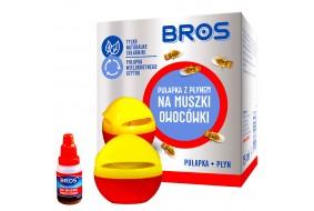 BROS Pułapka na muszki owocówki z płynem /12/