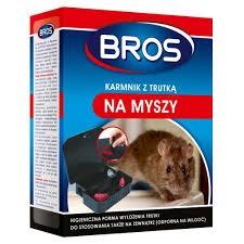BROS Karmnik z trutką na myszy