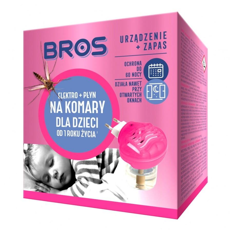 BROS Elektro + płyn na komary dla dzieci /12/