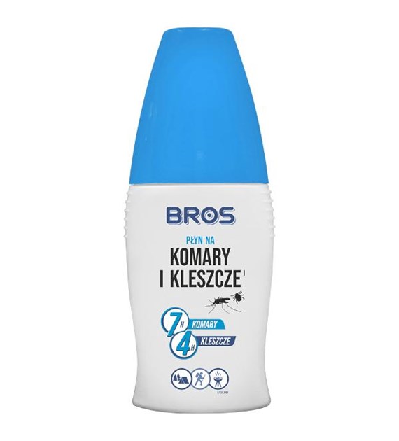 BROS Płyn na komary i kleszcze 100ml/12/