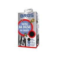 BROS Siatka na drzwi 140x220 czarna /10/