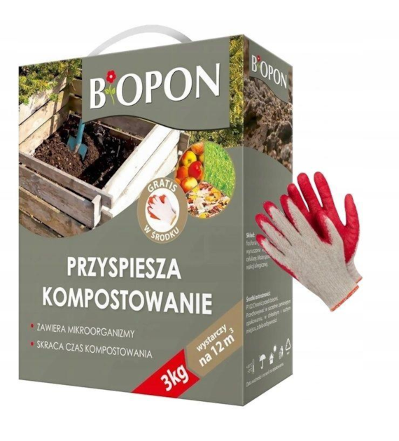 BIOPON Preparat przyspieszający kompostowanie 3kg