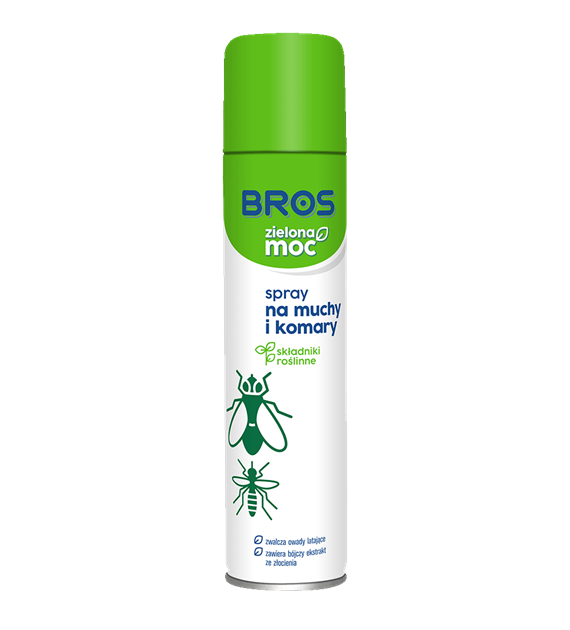 BROS Zielona Moc spray na muchy i komary 405/300ml