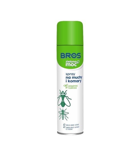 BROS Zielona Moc spray na muchy i komary 405/300ml