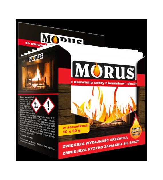 MORUS - Proszek do usuwania sadzy z kom. 50g /10/