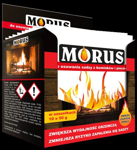 MORUS - Proszek do usuwania sadzy z kom. 50g /10/