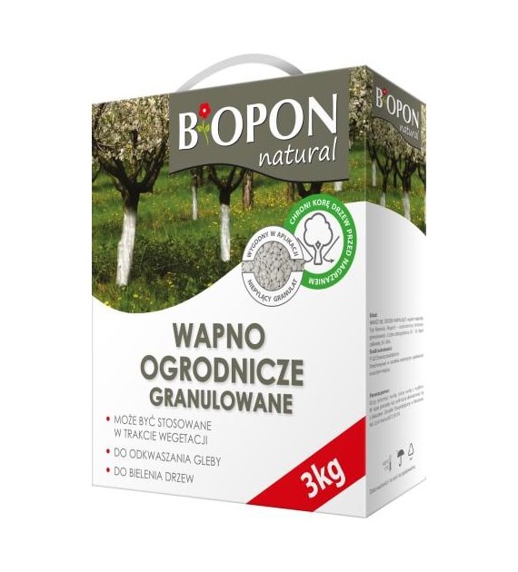 BIOPON Wapno ogrod.do bielenia i odkwasz. 3kg