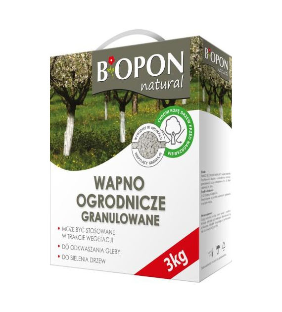 BIOPON Wapno ogrod.do bielenia i odkwasz. 3kg