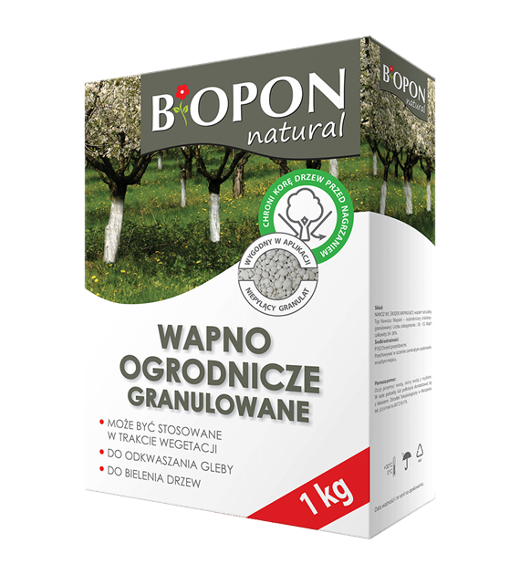 BIOPON Wapno granulowane do bielenia i odkw 1kg