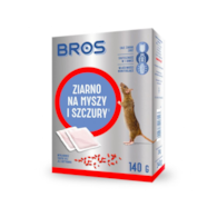 BROS Ziarno na myszy i szczury 140g /12/