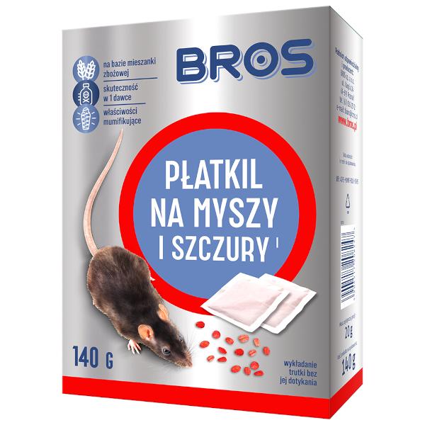 BROS Płatki na myszy 140g /12/