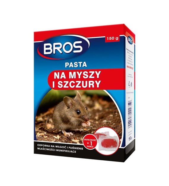 BROS Pasta na myszy i szczury 150g /12/