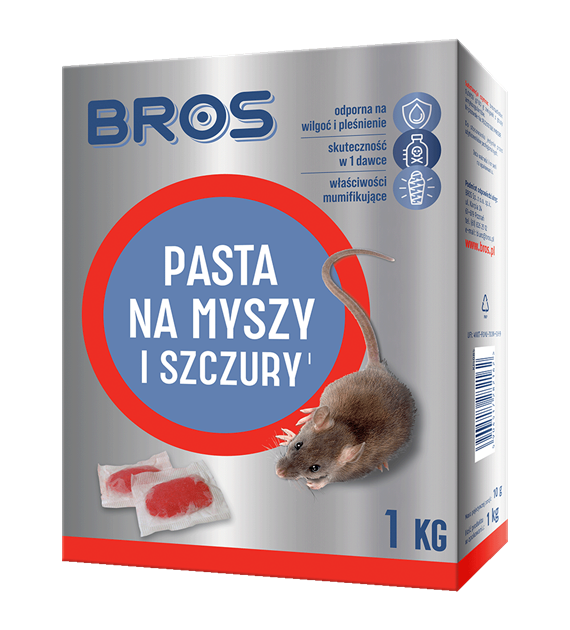 BROS Pasta na myszy i szczury 150g /12/