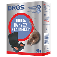 BROS trutka na myszy z karmnikiem 60g /12/