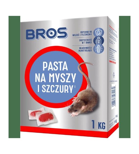 BROS pasta na myszy i szczury 10kg