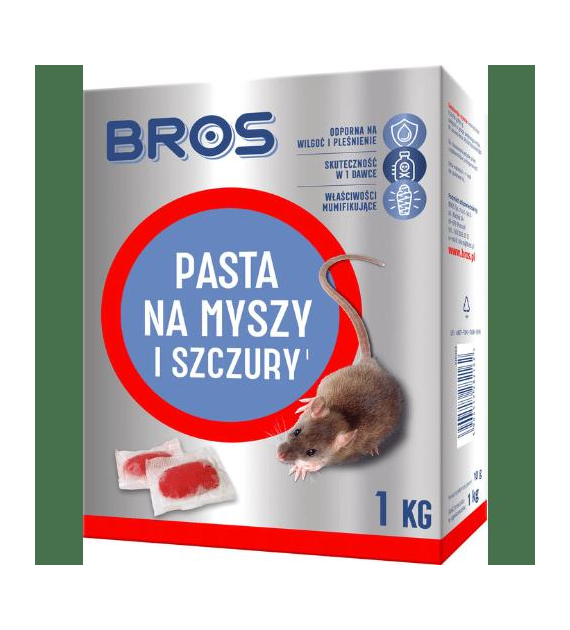 BROS pasta na myszy i szczury 10kg