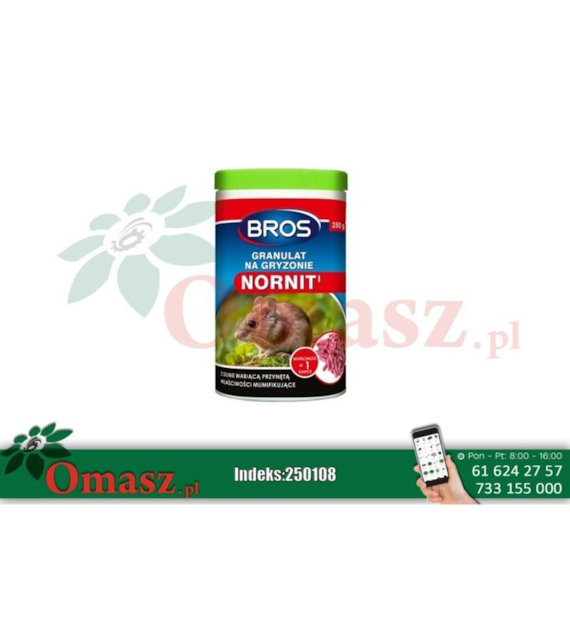 BROS NORNIT Granulat na nornice i karcz. 1kg /6/
