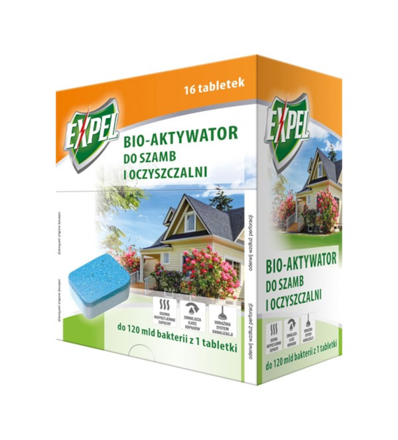 EXPEL Bioaktywator do szamba w tabletkach 1szt./16