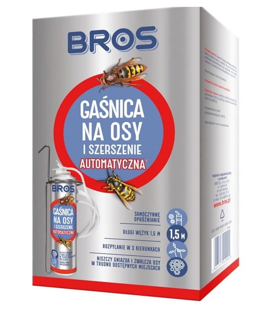 BROS Gaśnica na osy i szerszenie automat. 400ml