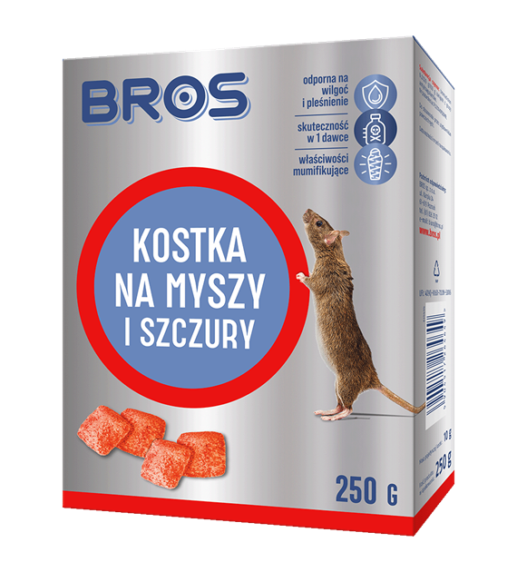 BROS Kostka na myszy i szczury 100g /12/