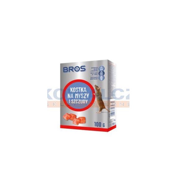 BROS Kostka na myszy i szczury 250g /12/