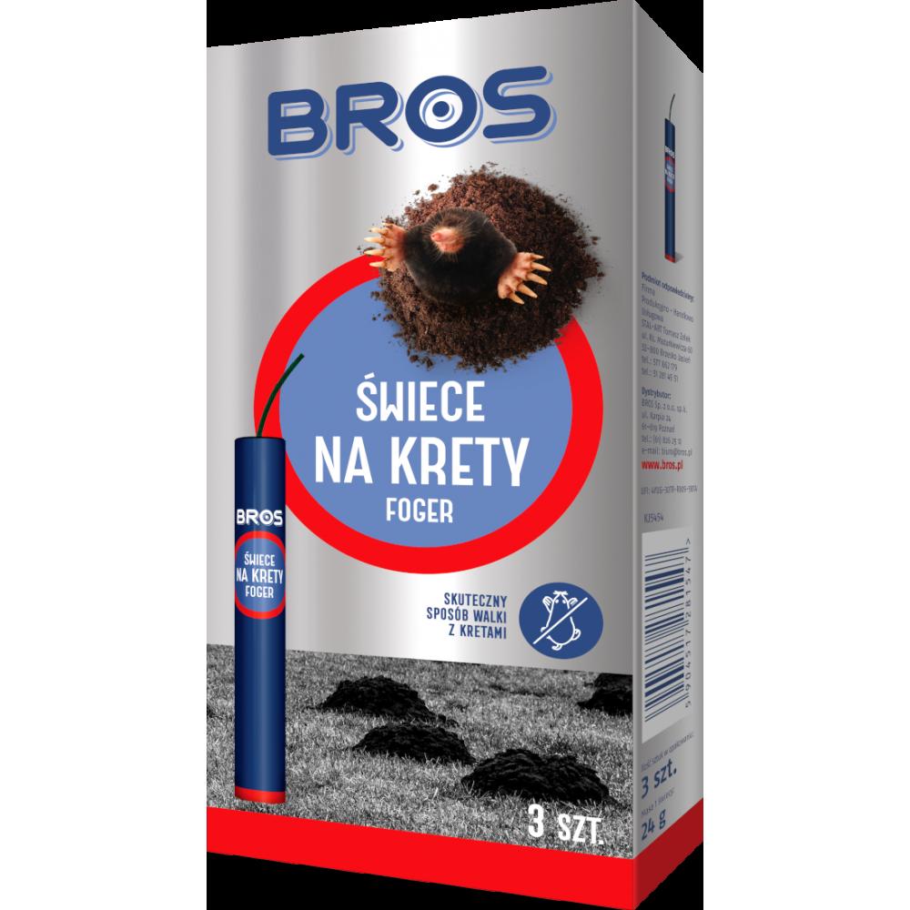 BROS Świece na krety FOGER 3szt /20/