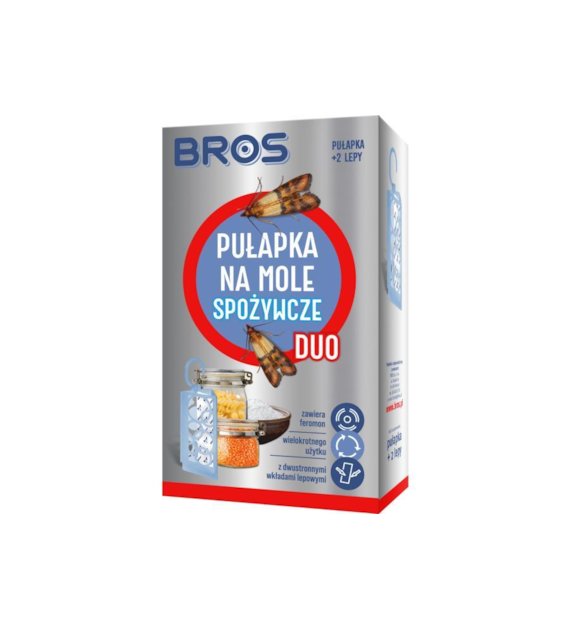 BROS Pułapka na mole spożywcze DUO+2 wkłady
