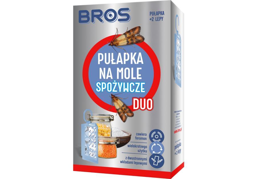BROS Pułapka na mole spożywcze DUO+2 wkłady