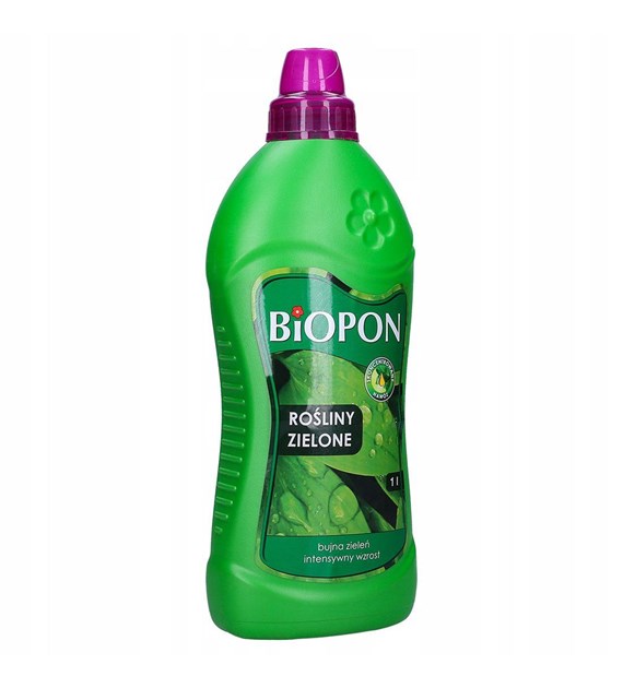 BIOPON Biohumus do roślin zielonych 1L  płyn /6/