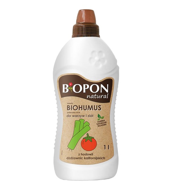 BIOPON Biohumus do warzyw i ziół 0,5l płyn