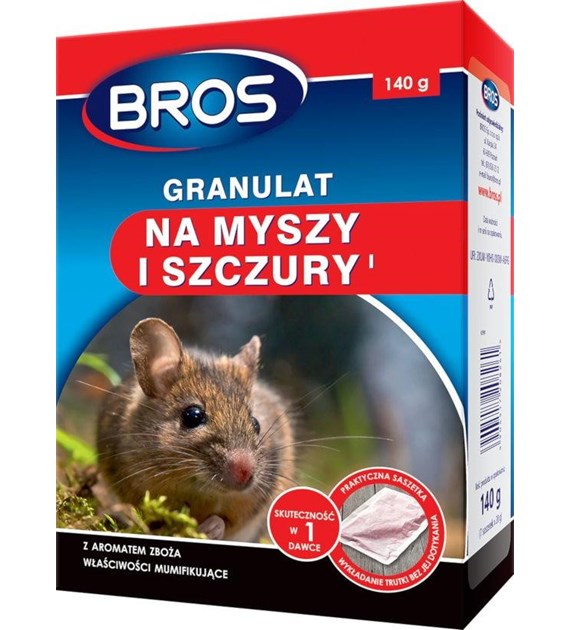 BROS Granulat na myszy 1kg 5x200g /4/