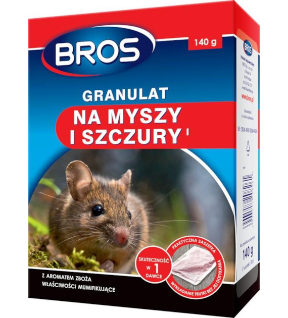 BROS Granulat na myszy 1kg 5x200g /4/