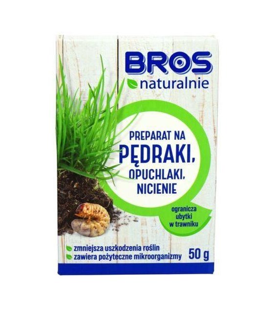 BROS NATURALNIE preparat na pędraki,nicienie50g/14