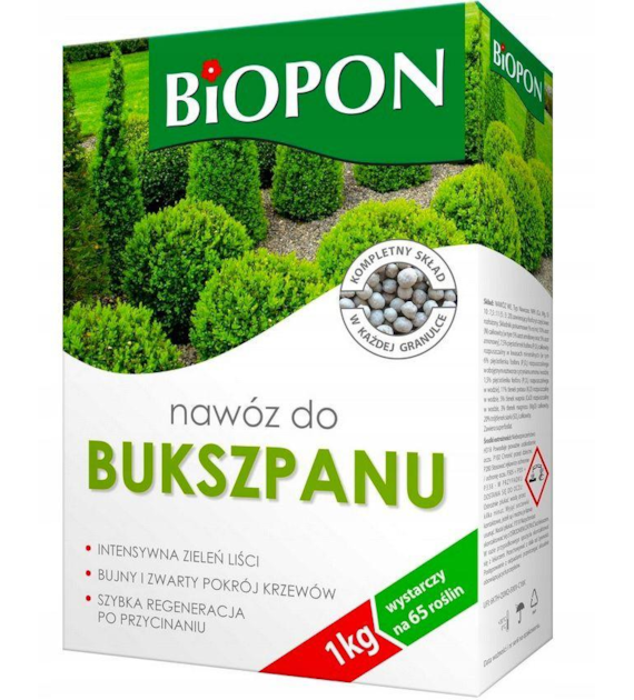 BIOPON Nawóz do bukszpanu granulat 1kg