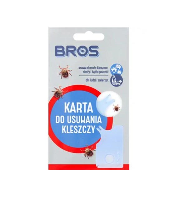 BROS Karta do wyciągania kleszczy