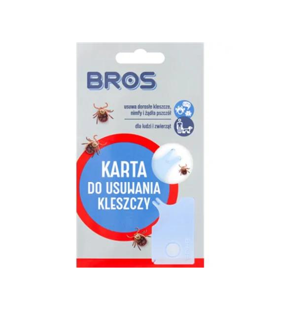 BROS Karta do wyciągania kleszczy