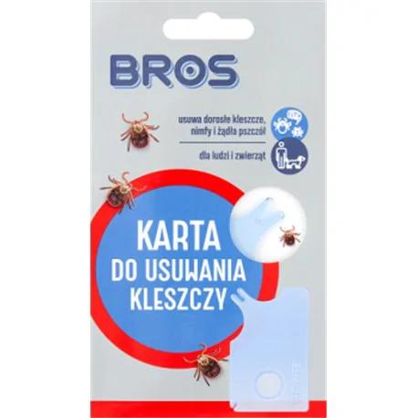 BROS Karta do wyciągania kleszczy