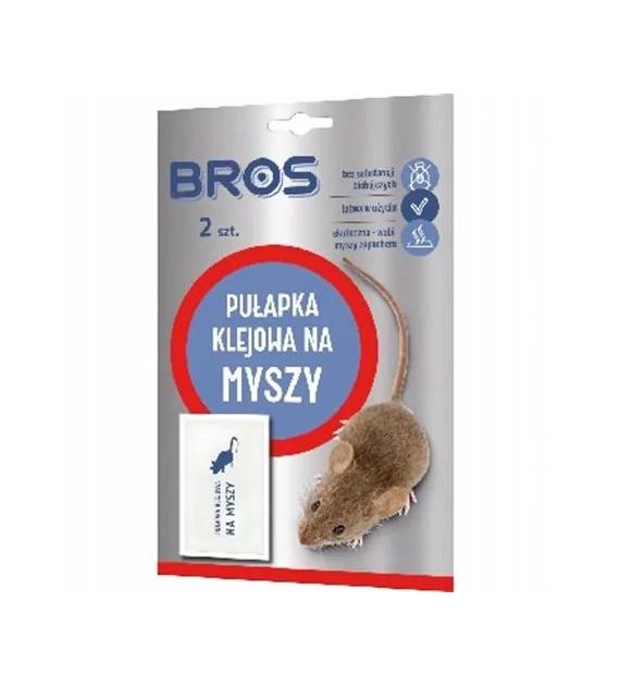 BROS Pułapka klejowa na myszy 2szt. /20/