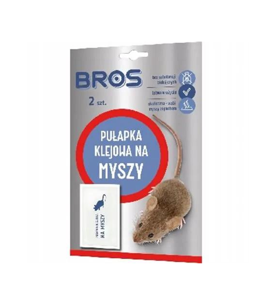 BROS Pułapka klejowa na myszy 2szt. /20/