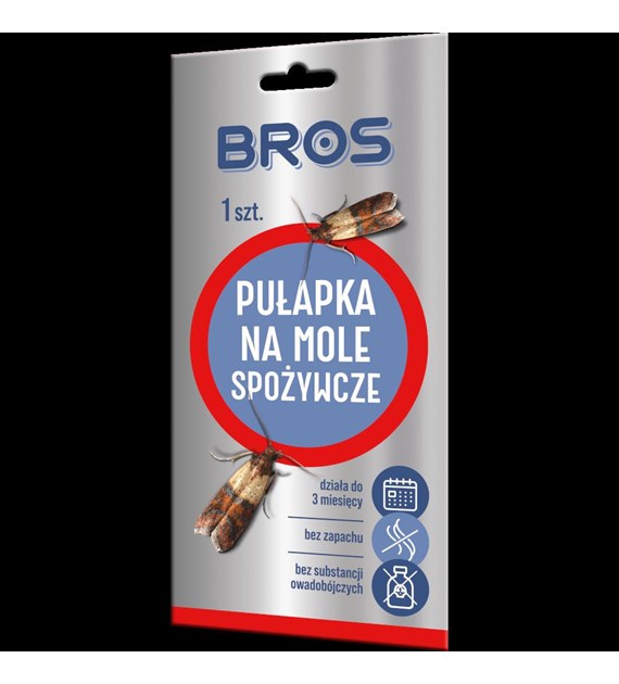 BROS Pułapka na mole odzieżowe DUO+2 wkłady