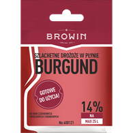 Drożdże winiarskie płynne Burgund 20ml 400121