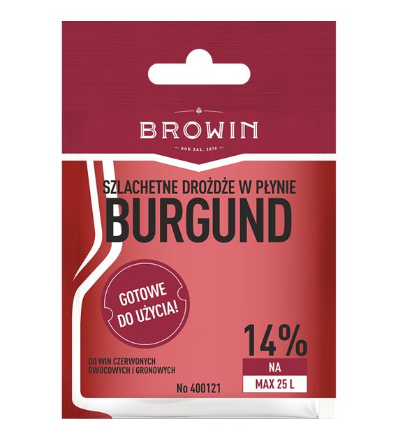 Drożdże winiarskie płynne Burgund 20ml 400121