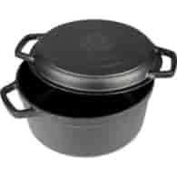 GARNEK ŻELIWNY z patelnią 5L 330528
